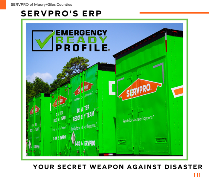 SERVPRO's ERP program is your secret weapon against unexpected disaster